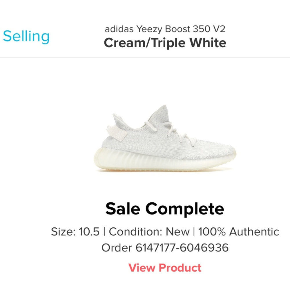 🔥Yeezy Boost 350 V2 Triple White x Kanye & Adidas - Picture 8 of 8